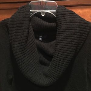 Gap black cowl neck sweater